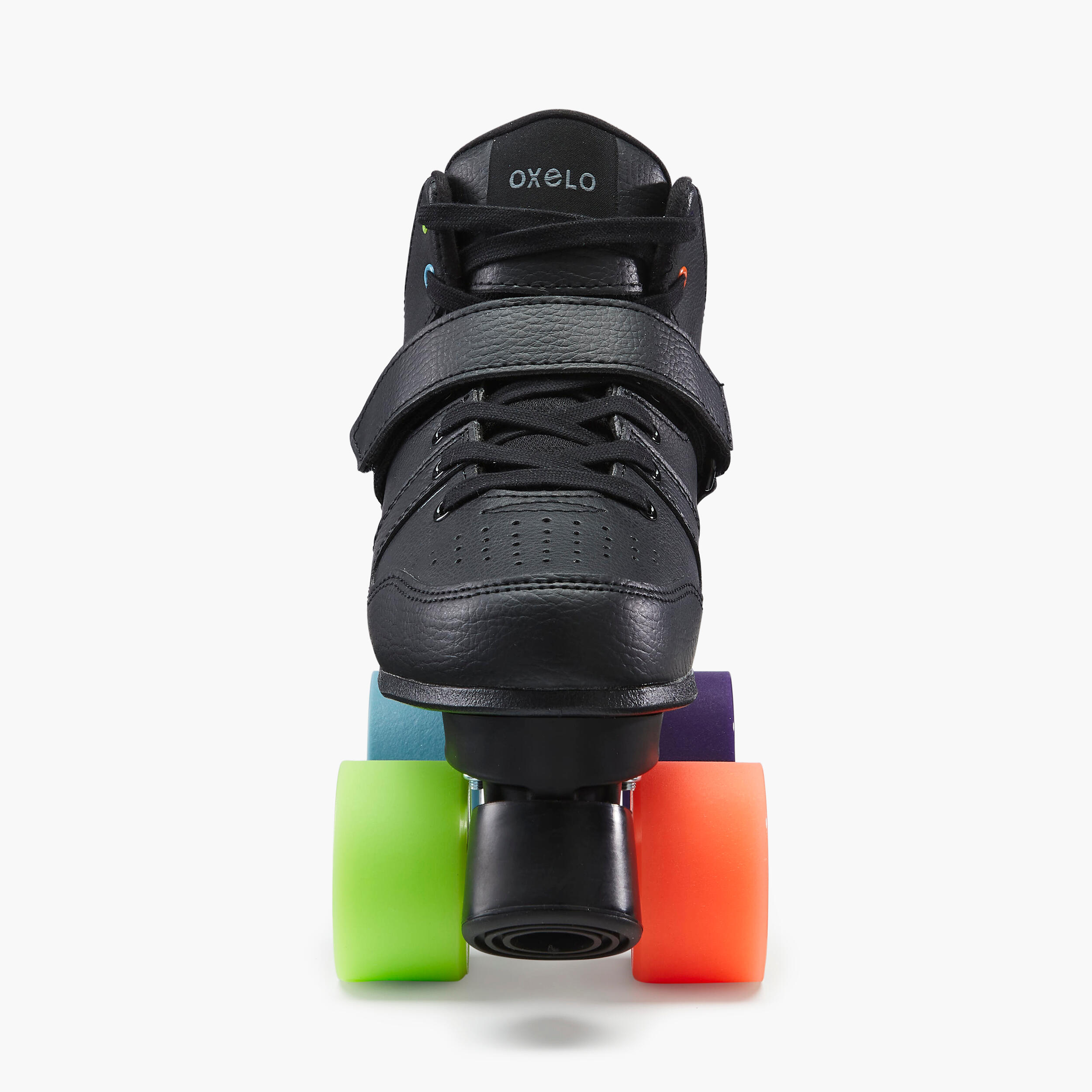 Adult Roller Skates Quad 100 Black Decathlon