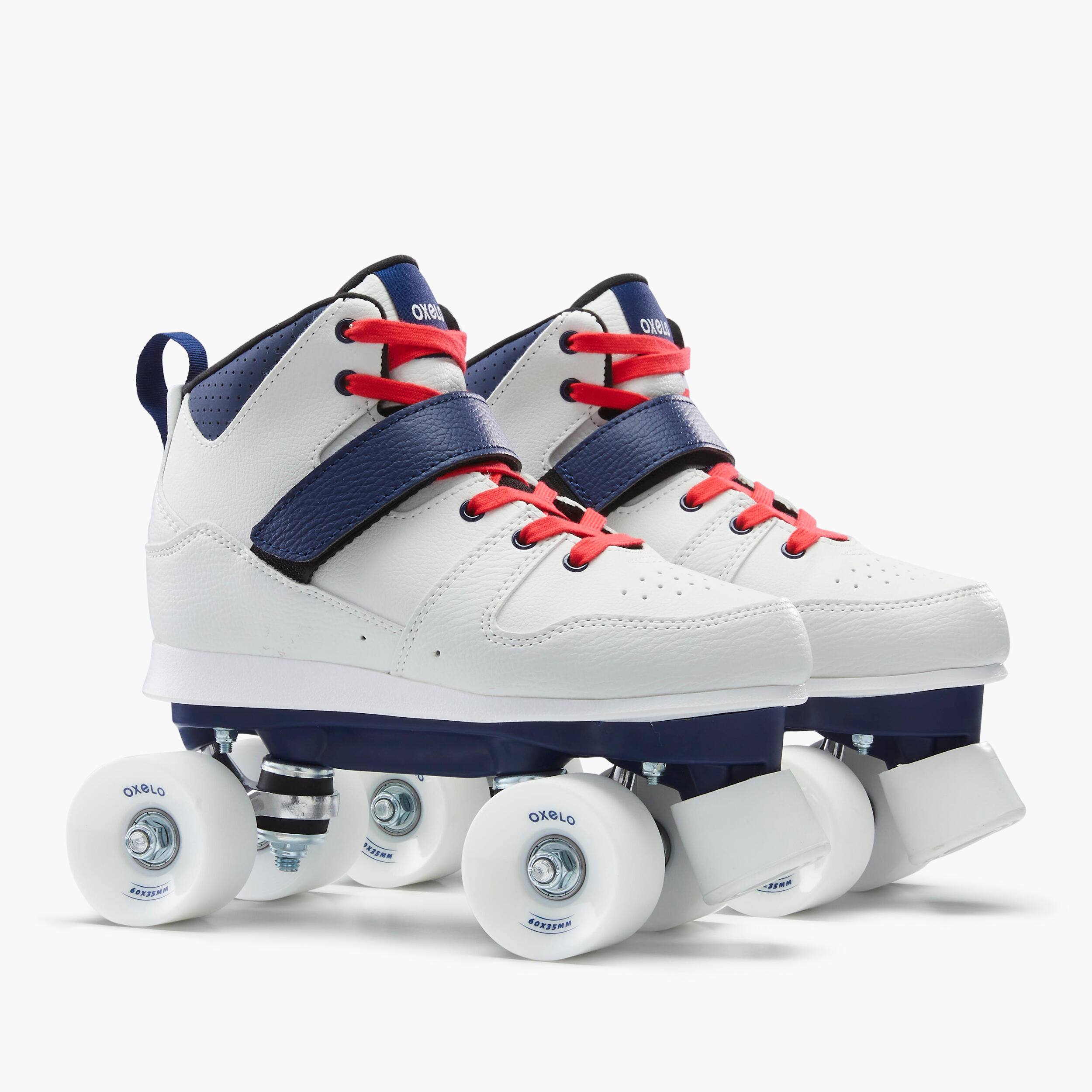Patins de 4 Rodas Quad 100 Adulto Branco 12/21