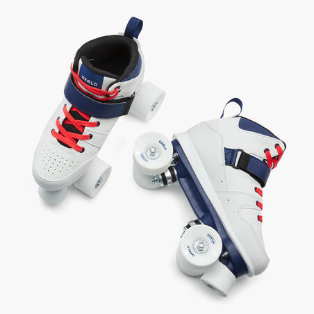 Adult Roller Skates Quad 100 - White