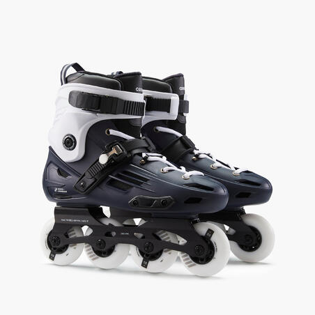 Inliner Mf500 Freeride Erwachsene Blau Weiss Decathlon