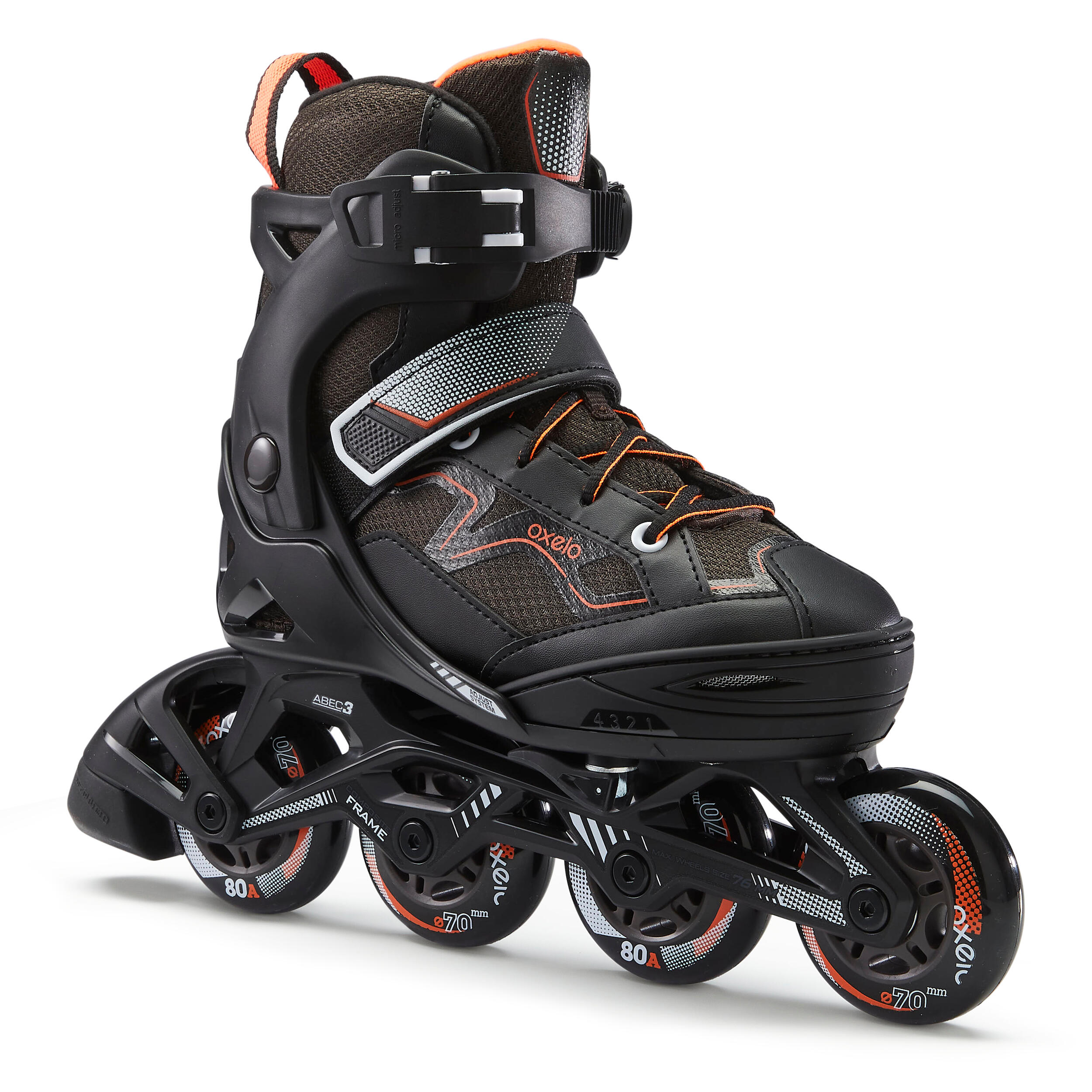 Kids' Adjustable Inline Skates, FIT 3 - OXELO
