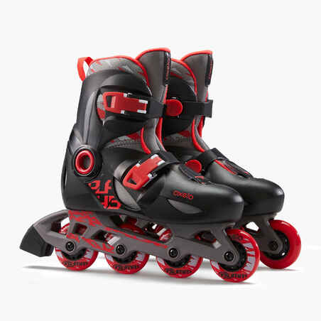 حذاء تزلج خاص بالأطفال رقم5-أحمر/أسود