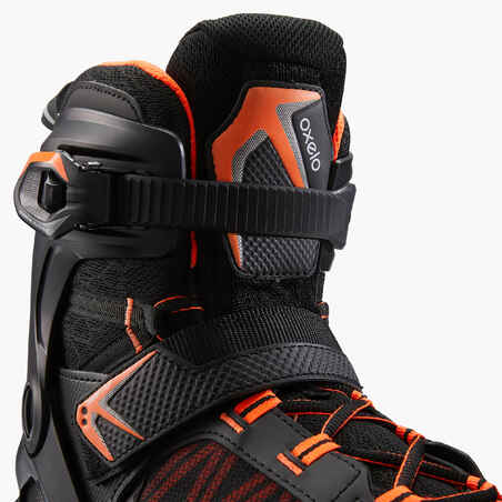 Adult Inline Fitness Skates FIT500 - Acid Orange