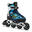 Fit 5 兒童滾軸溜冰鞋 (可調整4種尺寸) - 藍色／白色