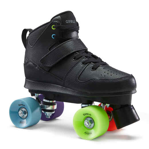 
      Adult Roller Skates Quad 100 - Black
  