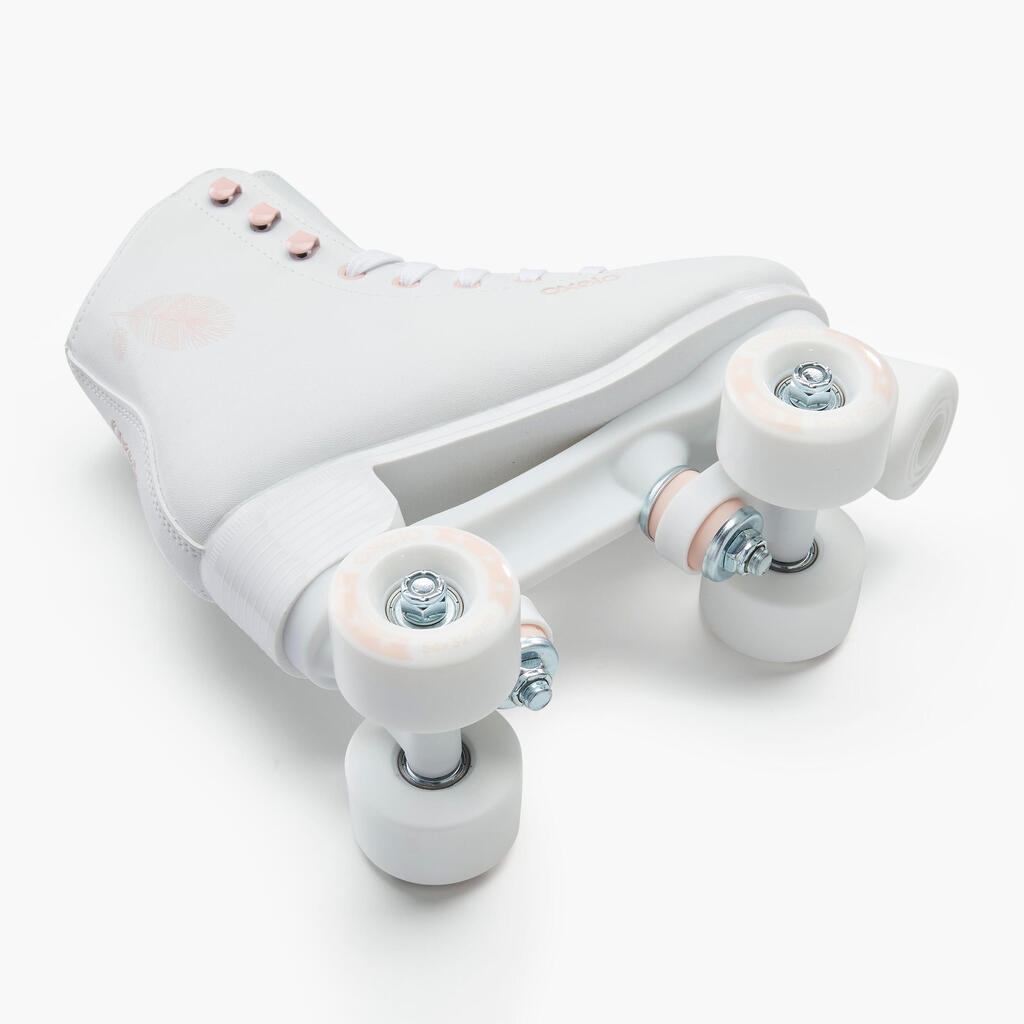 Artistic Roller Skates Quad 100 Small Size - White