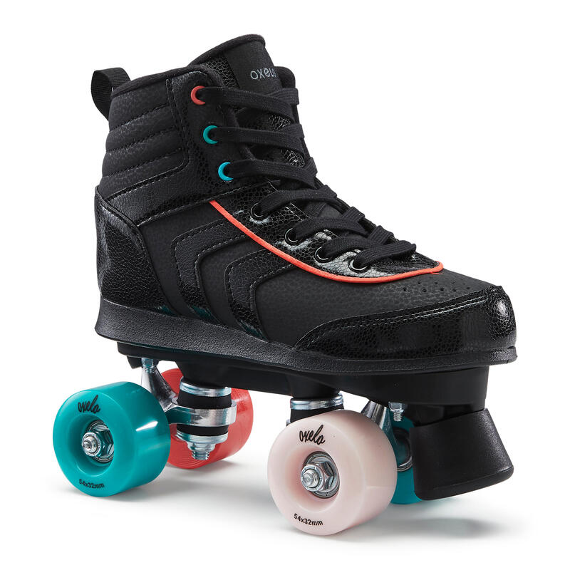 兒童四輪溜冰鞋 Quad 100 - 黑色