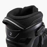 حذاء تزلج FIT100 بعجلات مصفوفة للرجال - أسود/ فضي
