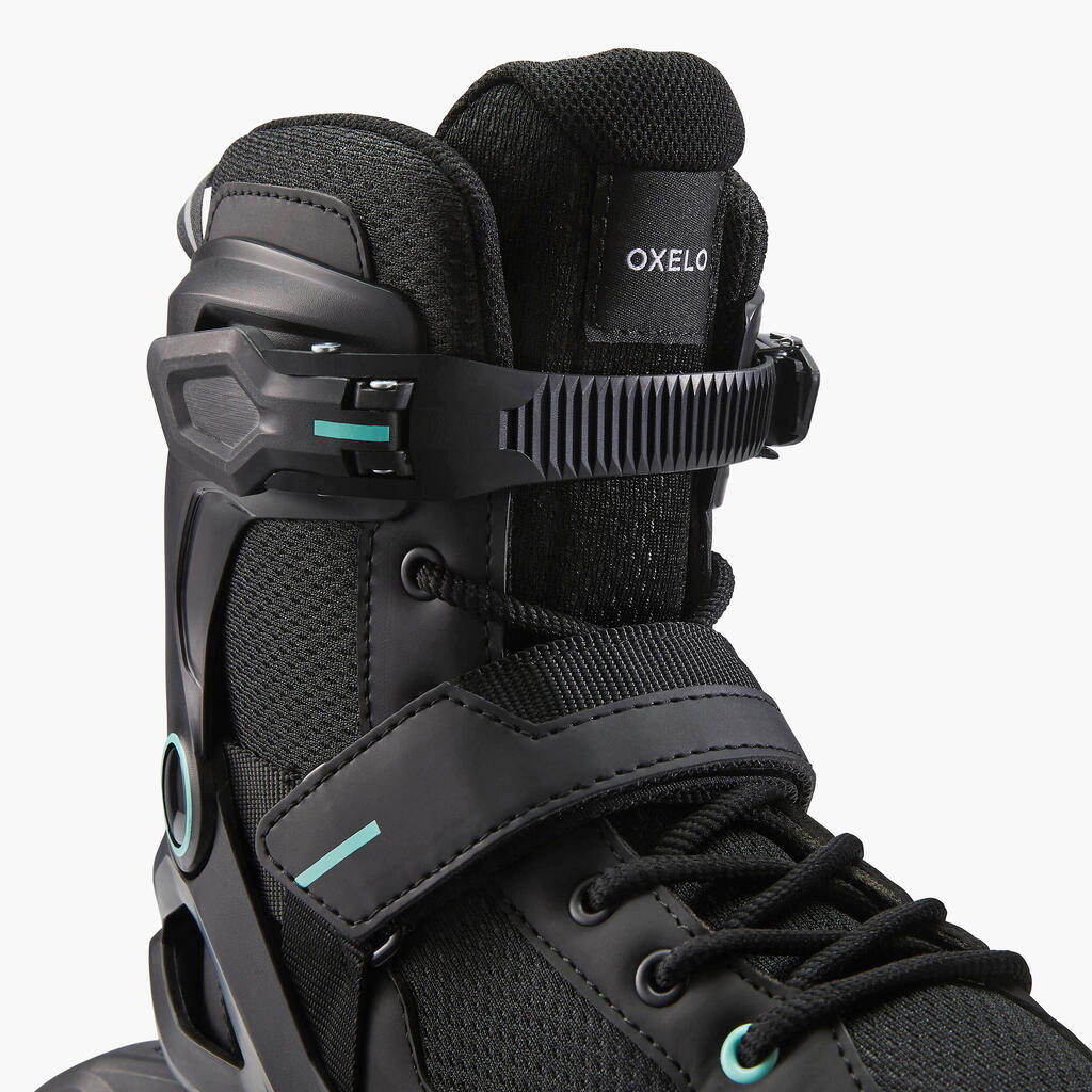 Crno-mint ženski roleri FIT100