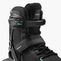 Adult Inline Fitness Skates FIT100 - Black/Mint