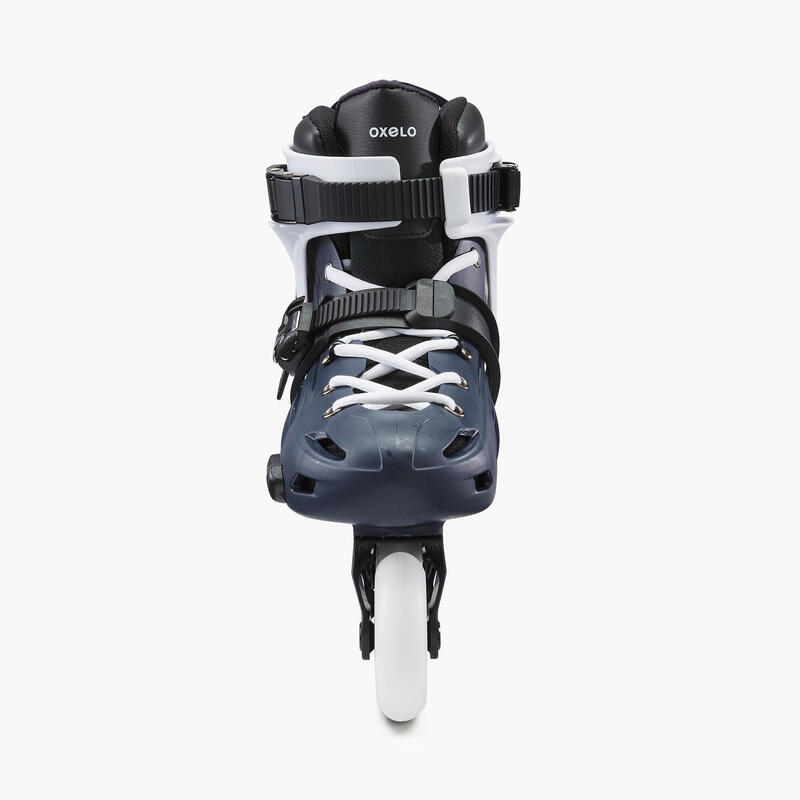 Roller Freeride adulte MF500 Bleu Blanc