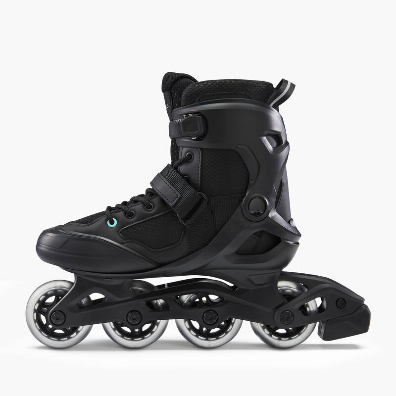 Fitness skates voor volwassenen FIT100 zwart mint uniseks