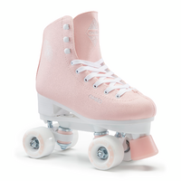 Patin à roulettes artistique enfant adulte QUAD 100 rose