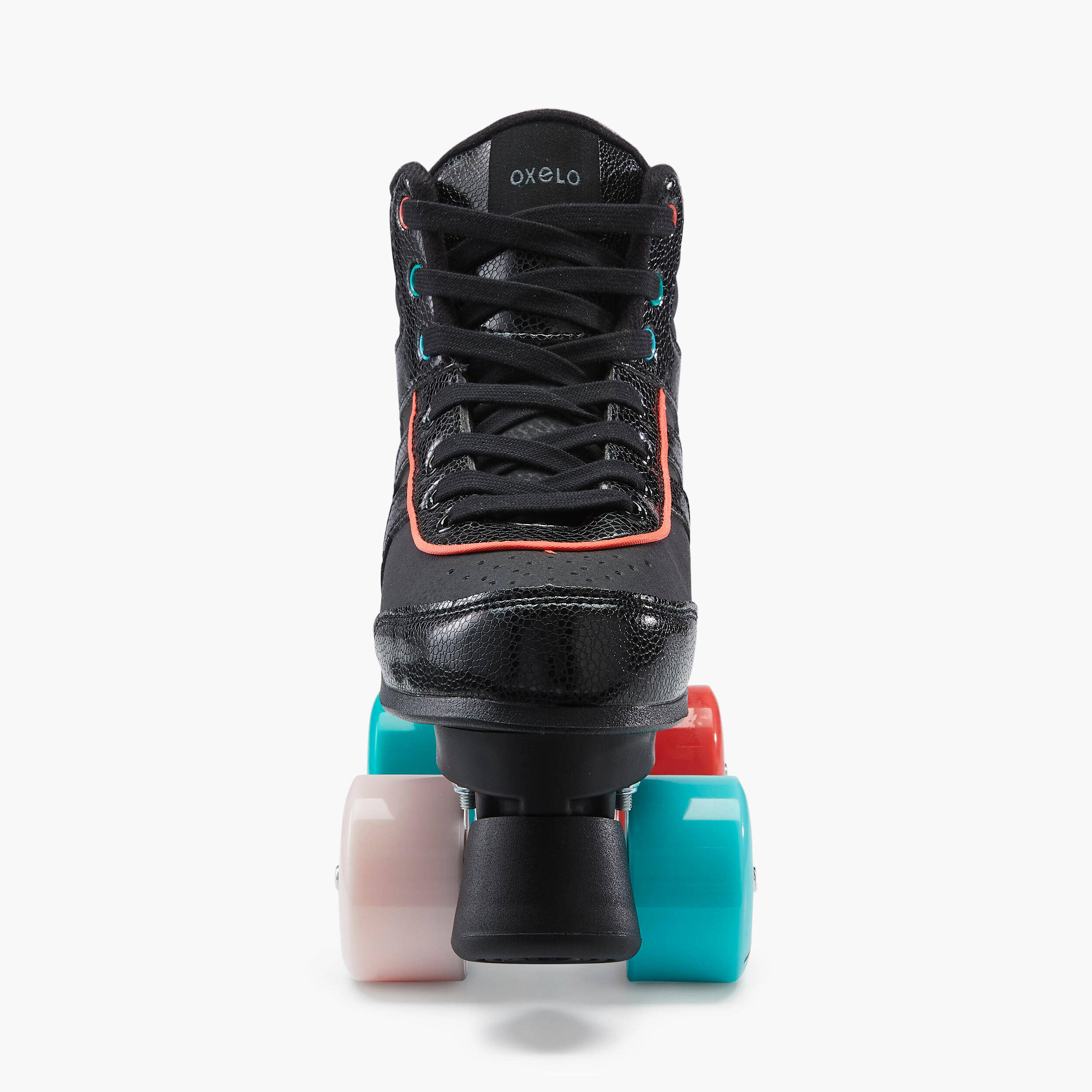 Kids Quad Roller Skates 100 JR - Black -  4
