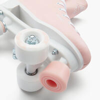 Artistic Roller Skates Quad 100 Small Size - Pink