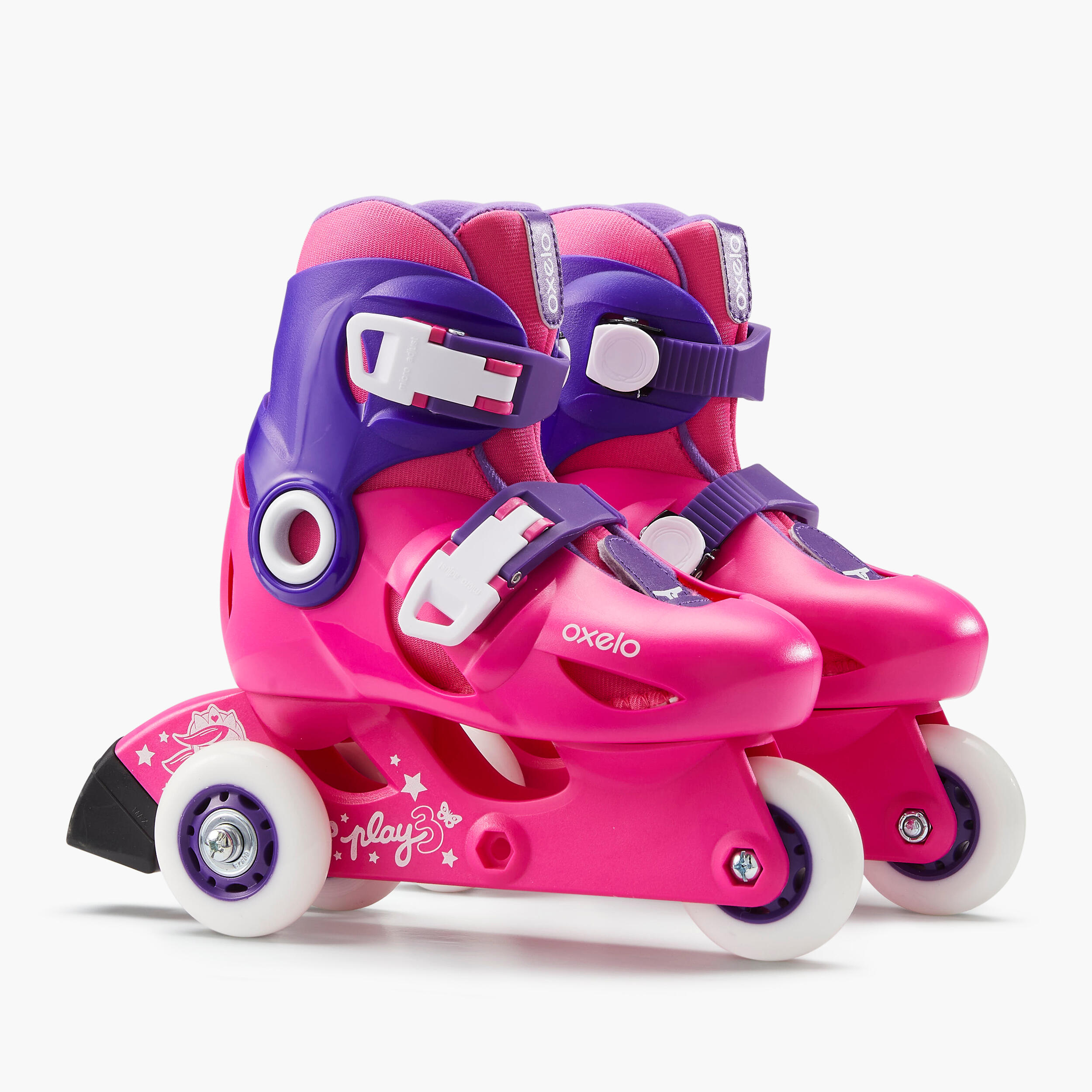 Детские ролики Play3 розовые OXELO
