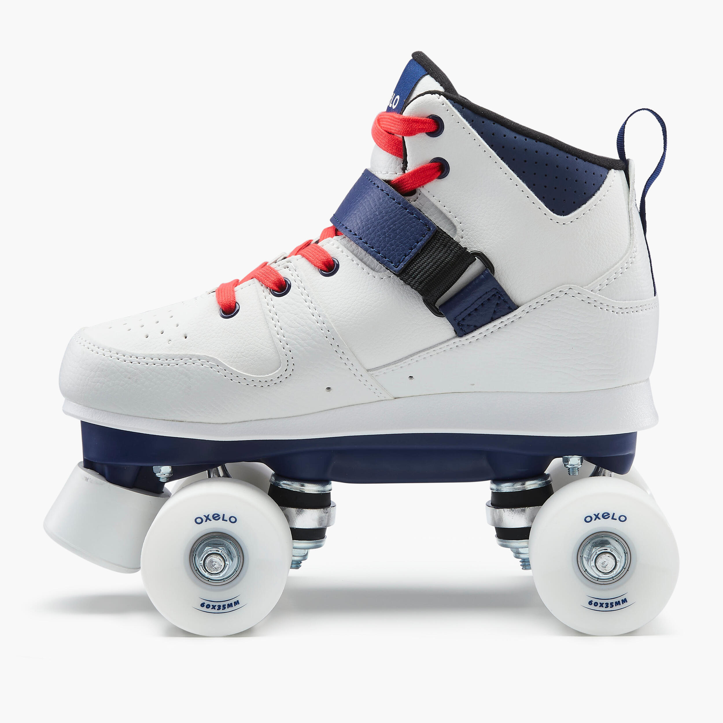 Patins de 4 Rodas Quad 100 Adulto Branco 8/21