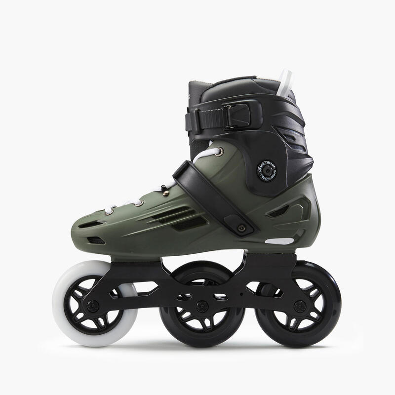 Inline Skates Inliner Triskate Freeskate MF900 HardBoot Erwachsene khaki