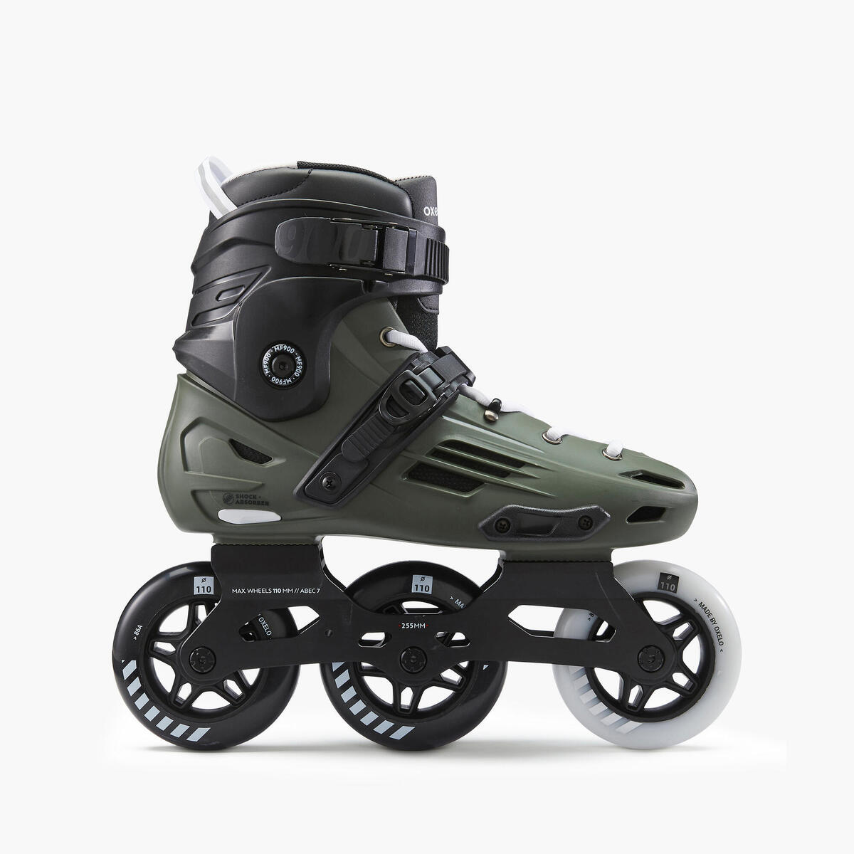 Roller freeskate adulte mf900 kaki