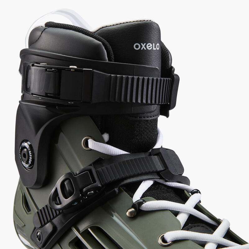 Freeride skates voor volwassenen MF900 kaki