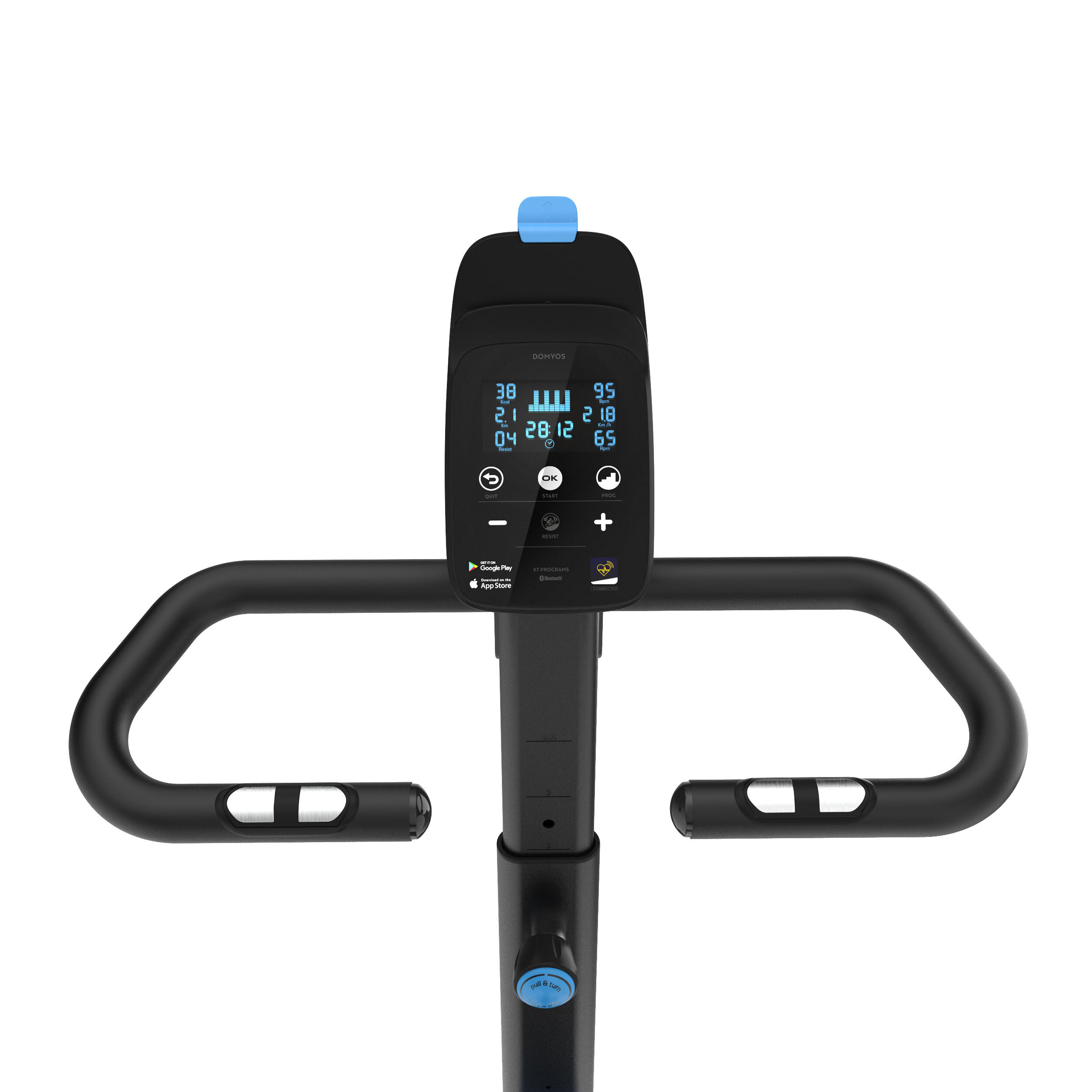 Buy Self Powered And Connected Exercise Bike Eb 520 Online Decathlon