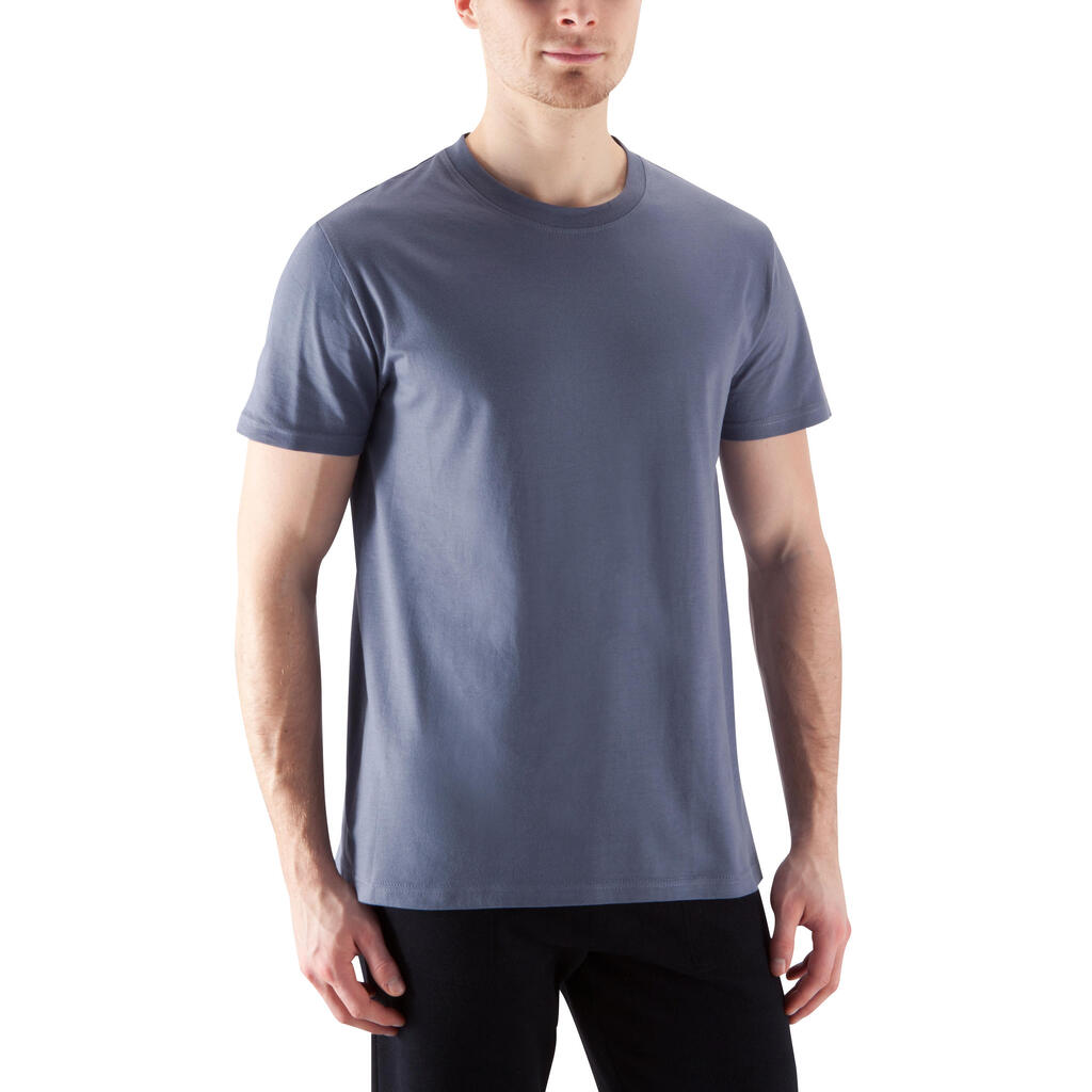 T-shirt slim fitness  homme - 100 Gris Asphalte