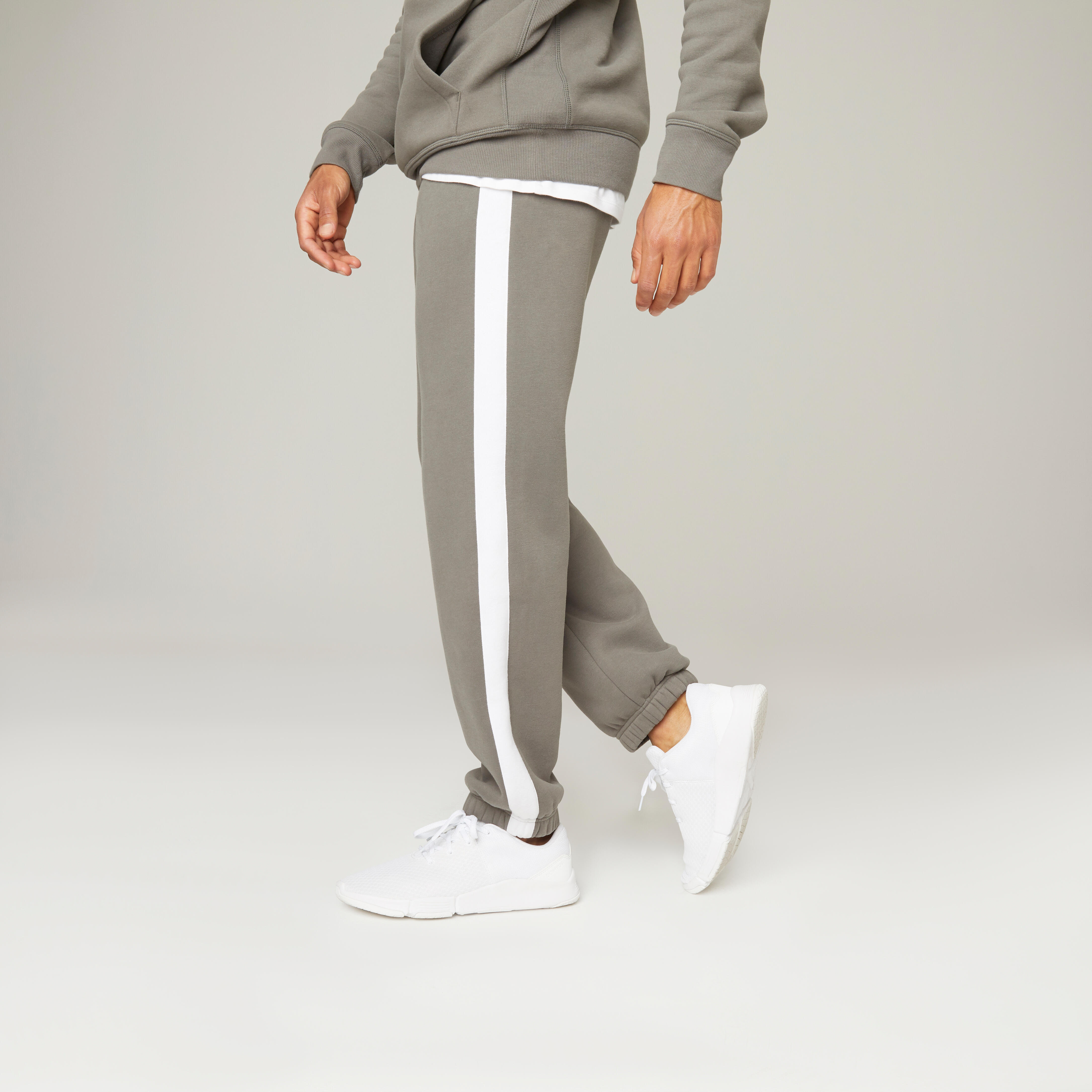 Pantalón chándal fitness felpa Hombre Domyos