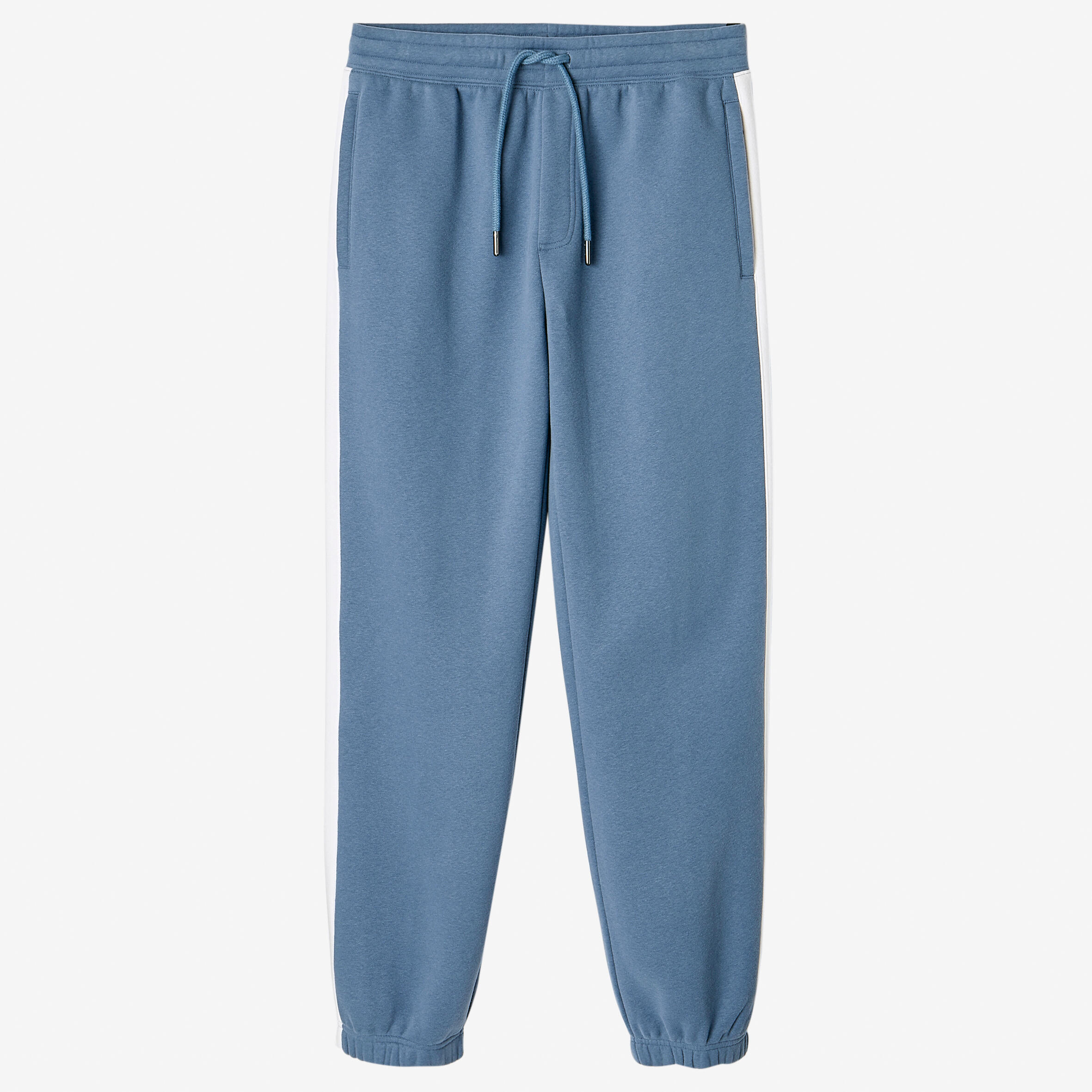Men's Fitness Synthetic Straight-Cut Jogging Bottoms - Storm Blue 8/8