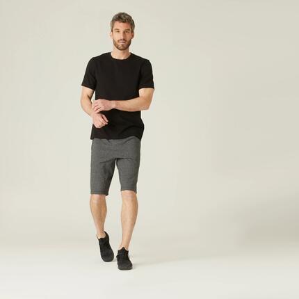 Fitness short voor heren 500 donkerblauw