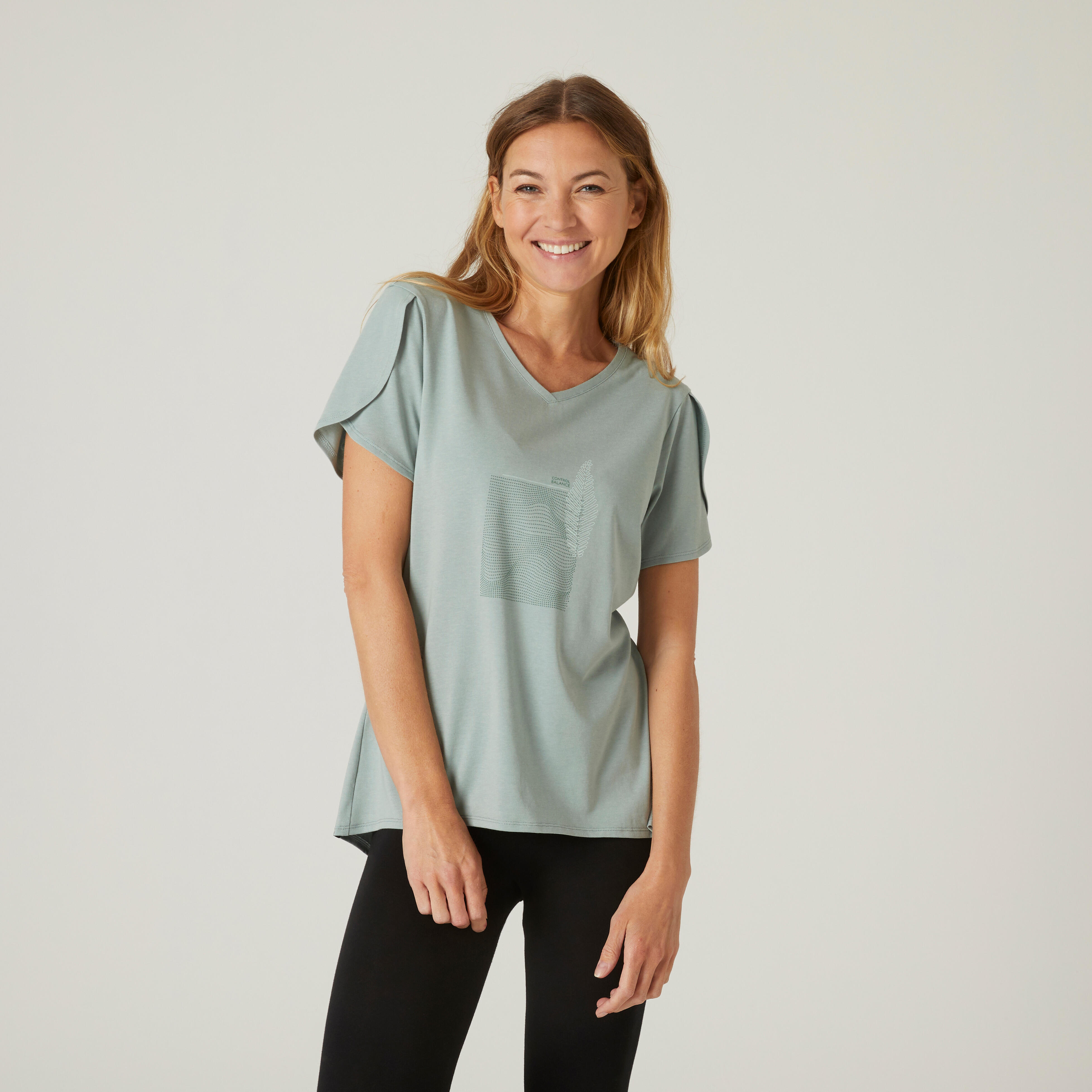 V-Neck Cotton Fitness 
