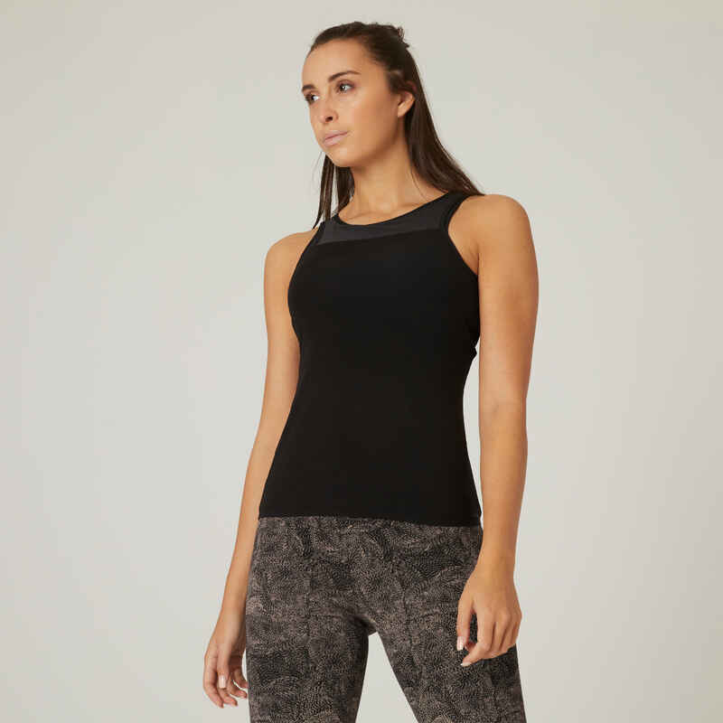 https://contents.mediadecathlon.com/p2076160/k$b5c5fe67e06a458f902a947bc4951c6b/stretchy-cotton-fitness-tank-top-with-built-in-bra-black.jpg?format=auto&quality=40&f=800x800