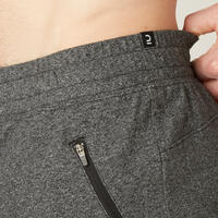 Short Fitness Homme - 500 Gris Foncé