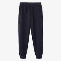 Pantalon jogging fitness homme coton majoritaire coupe droite - 500 Bleu Marine