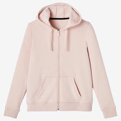 Chaqueta 520 capucha Pilates y Gimnasia suave mujer DOMYOS | Decathlon