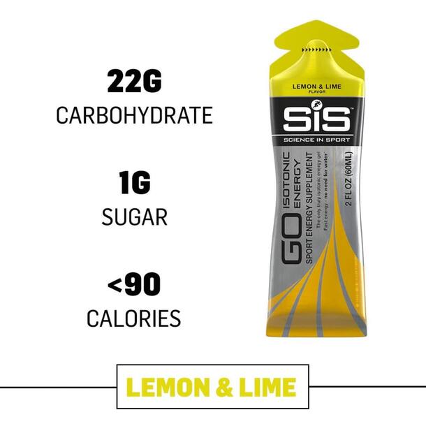 SIS Isotonic Energy Gel - Lemon lime 60ml