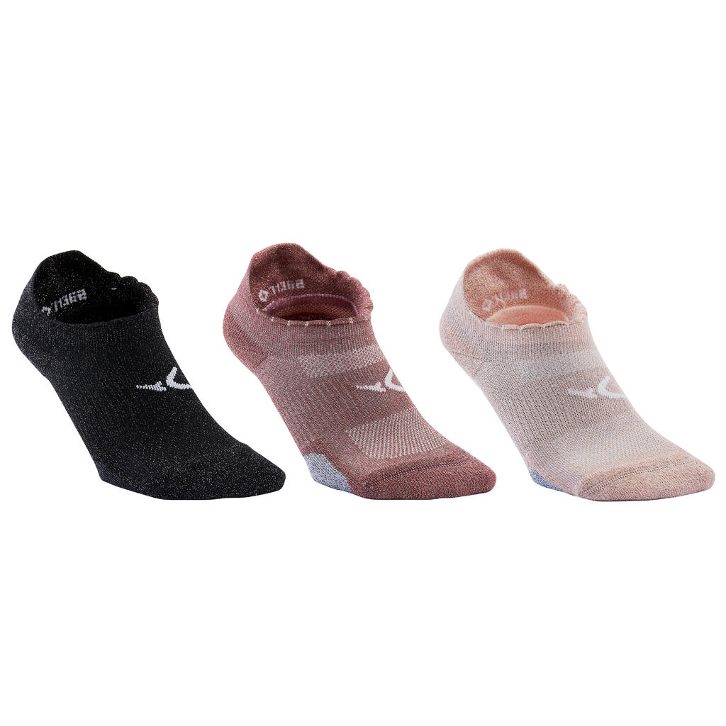 Invisible Fitness Socks - Sparkly