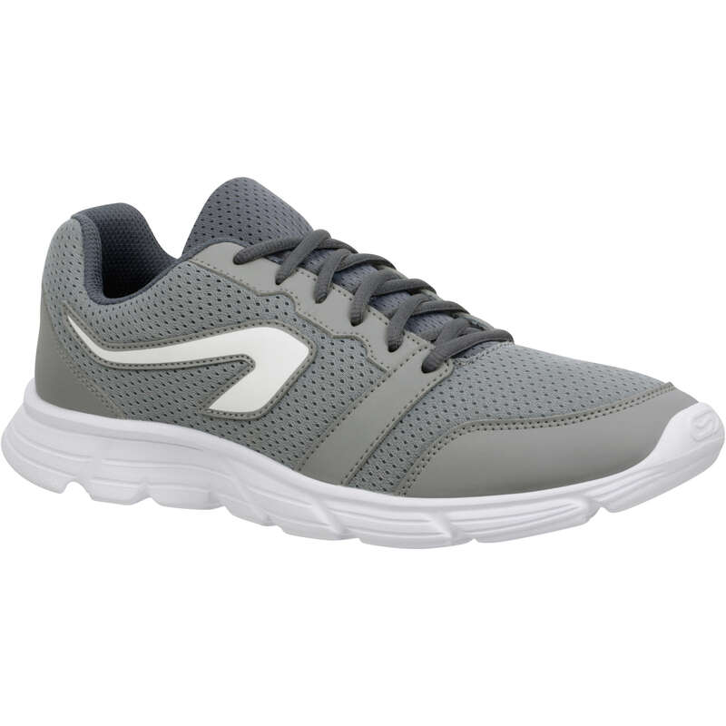 KALENJI RUN 100 MEN'S RUNNING SHOES GREY Decathlon