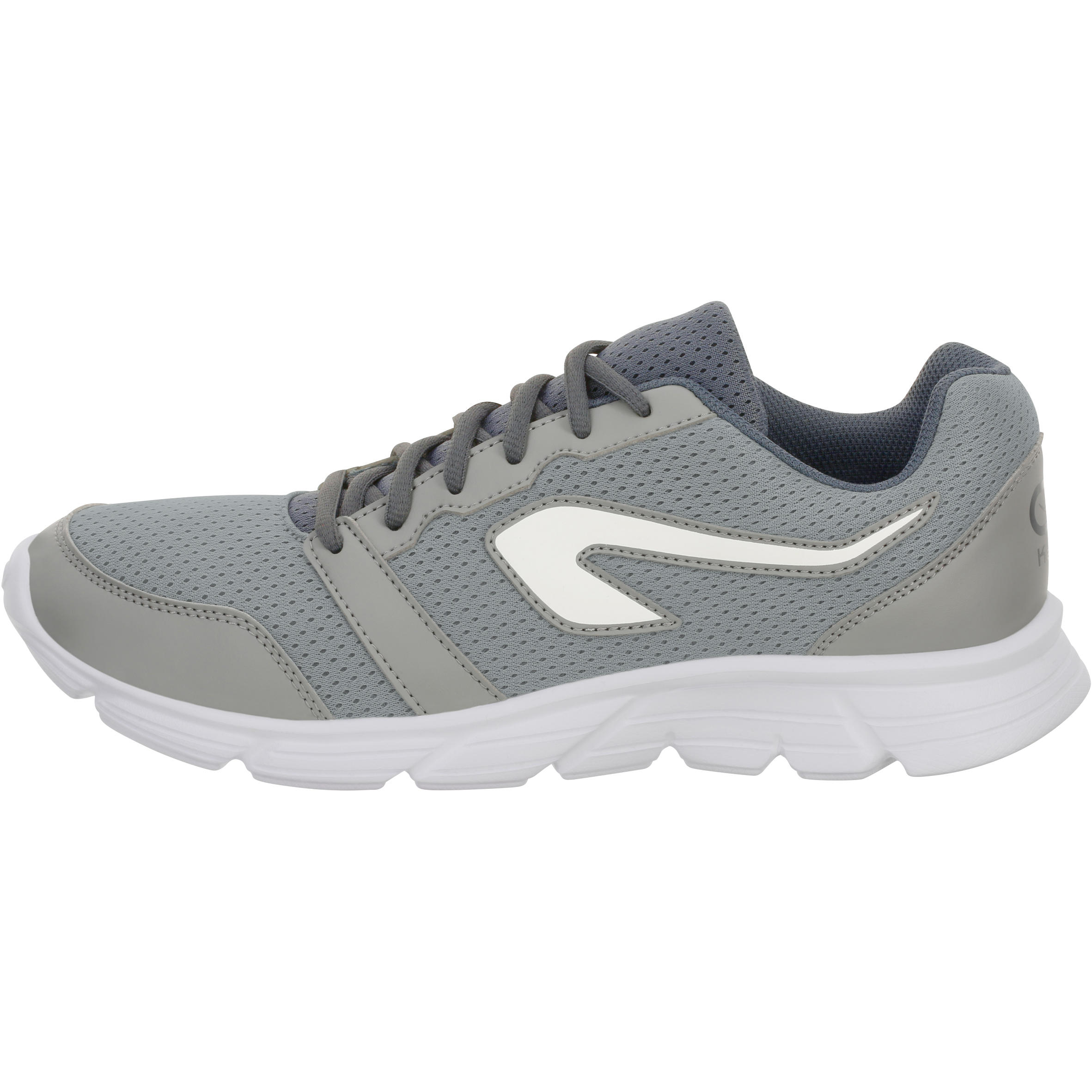 RUN 100 MEN'S RUNNING SHOES - GREY