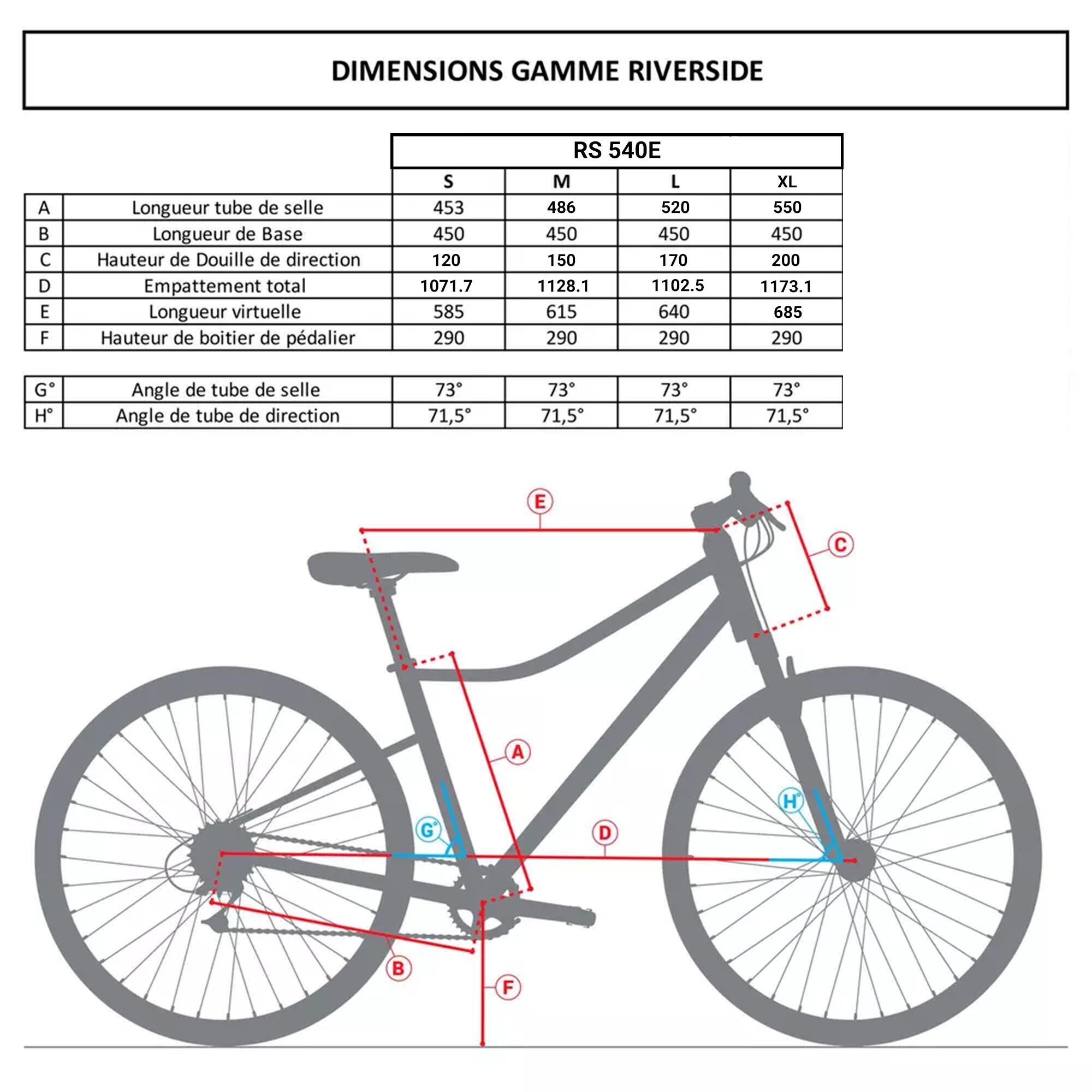 Electric Hybrid Bike Riverside 500 E - Green 20/22