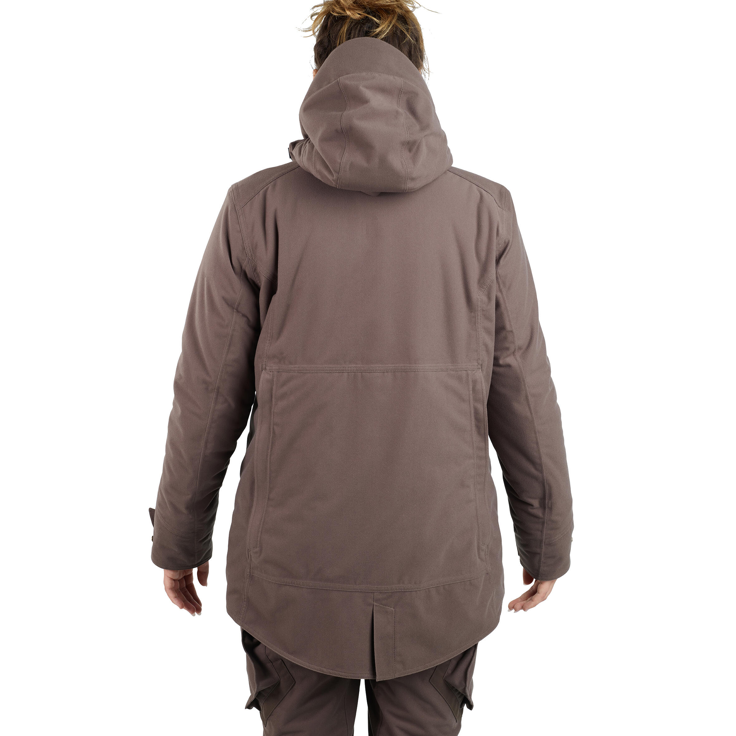 Women's Hunting Jacket 3-in-1 Warm Waterproof - 500 Brown - SOLOGNAC