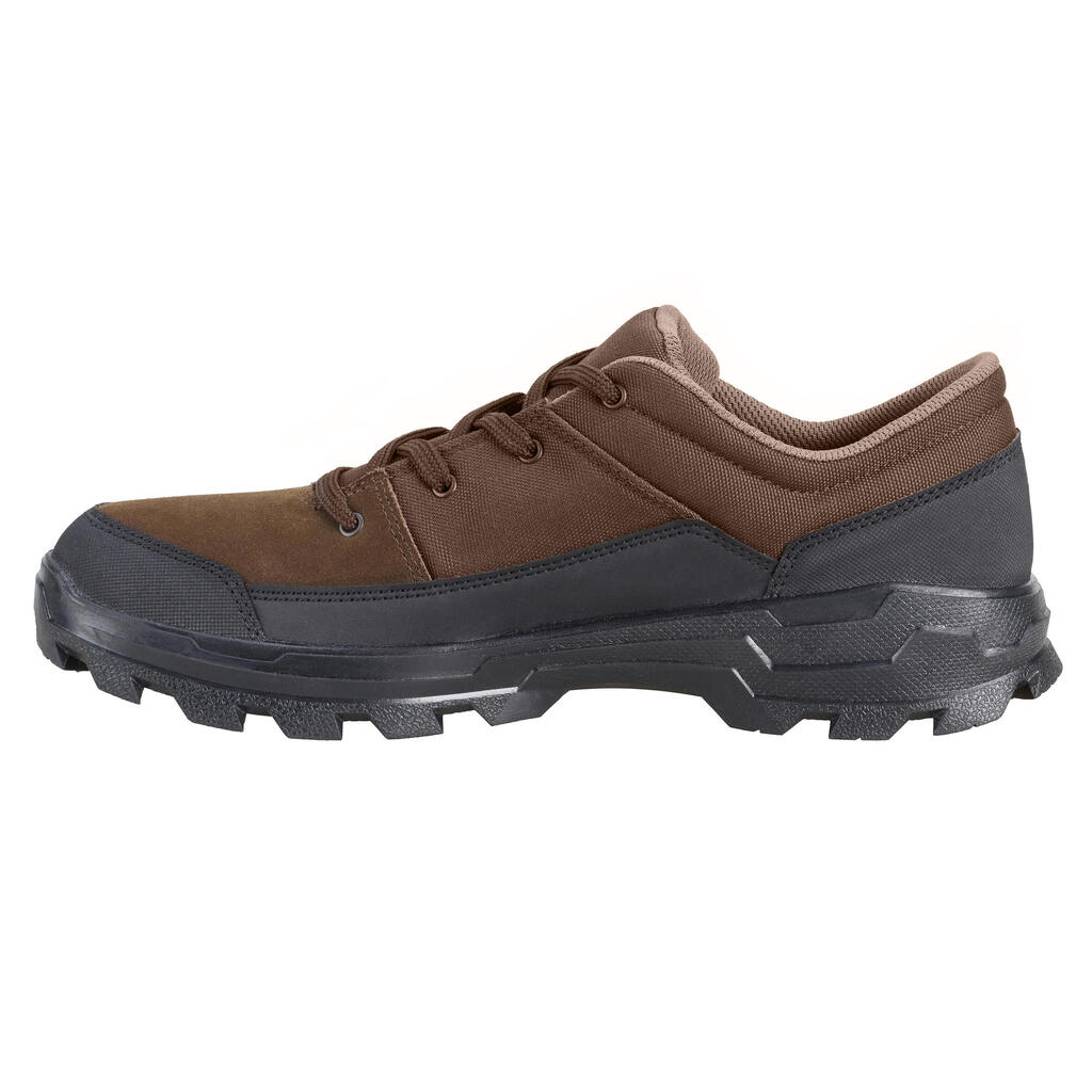 Breathable Hunting Shoes Crosshunt 100 brown low