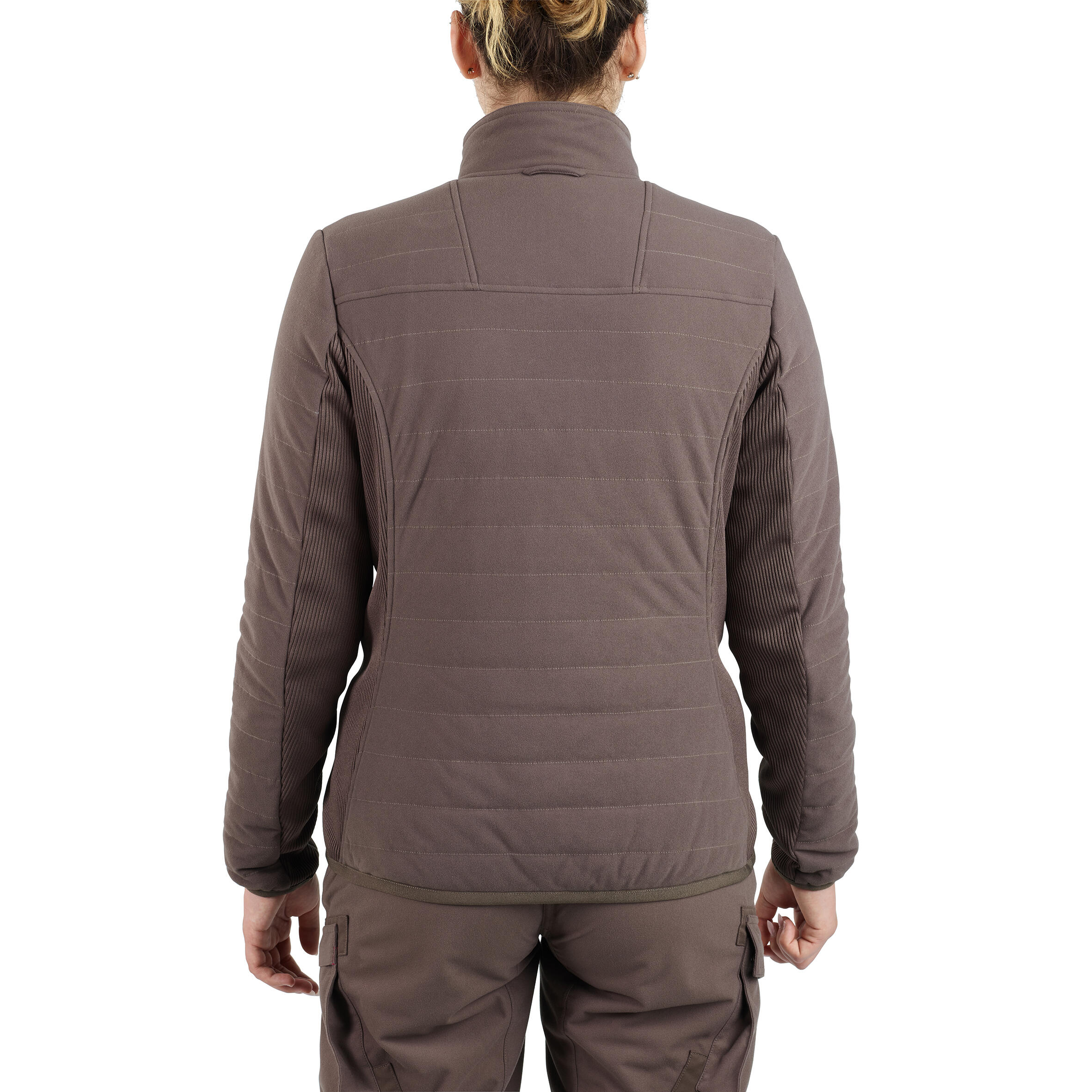 Women's Hunting Jacket 3-in-1 Warm Waterproof - 500 Brown - SOLOGNAC
