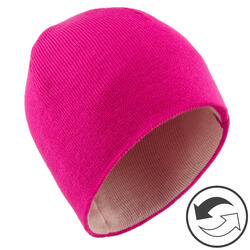 KIDS’ SKI HAT REVERSE PINK PINK