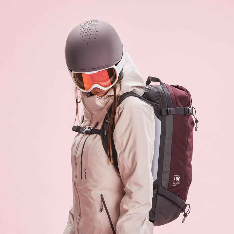 Lyžařský a snowboardový batoh FR100 Defense vínový