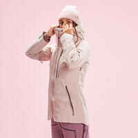 WOMEN’S SKI JACKET FR 500 - PINK