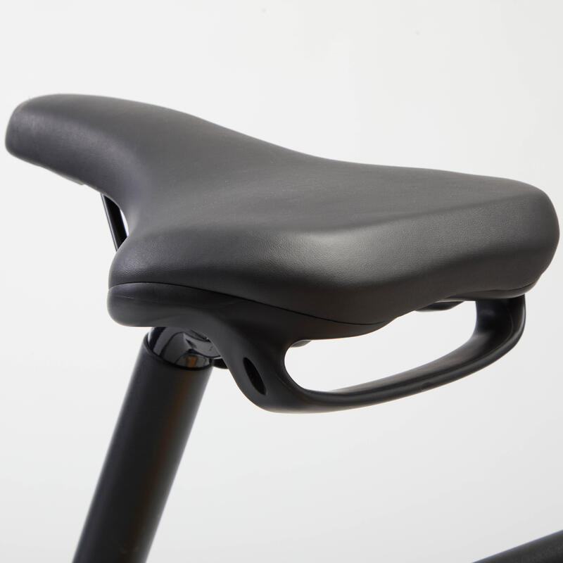 Fietszadel met greep voor cargofiets longtail R500 E zwart