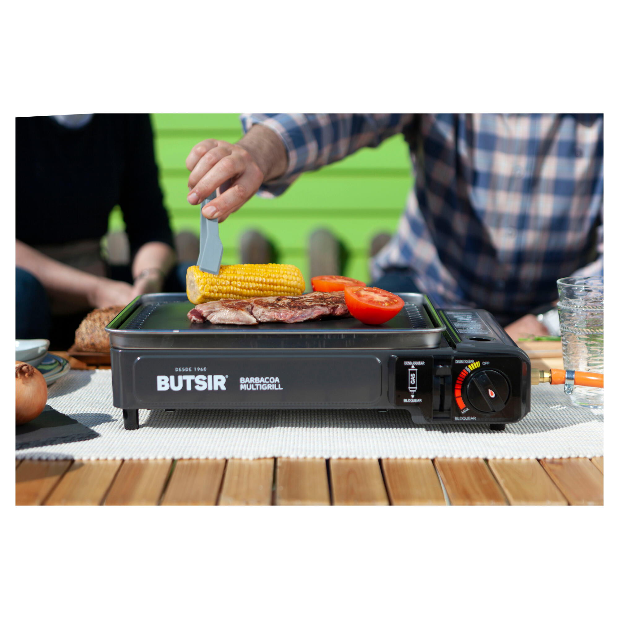 Hornillo barbacoa de gas Butsir Multigrill 2/3