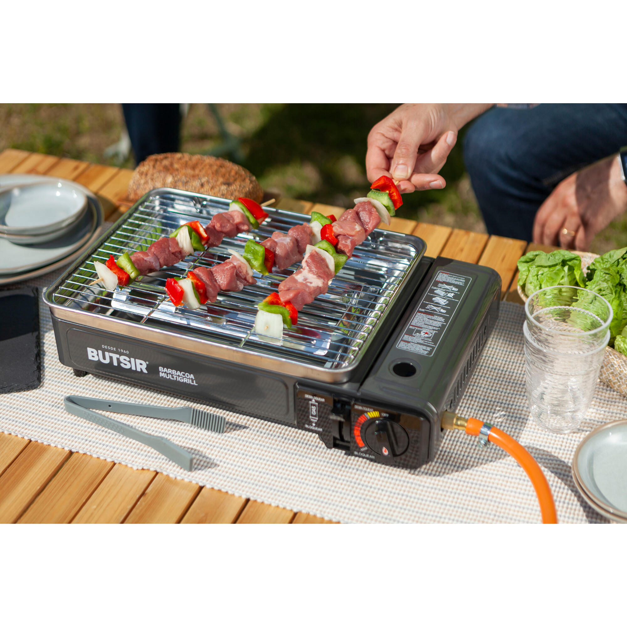 Hornillo barbacoa de gas Butsir Multigrill 3/3
