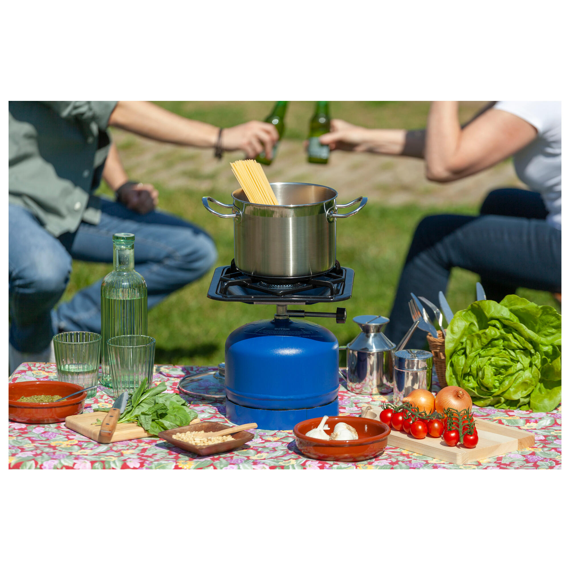 Hornillo de gas 3300W Butsir Pop Classic negro 2/3