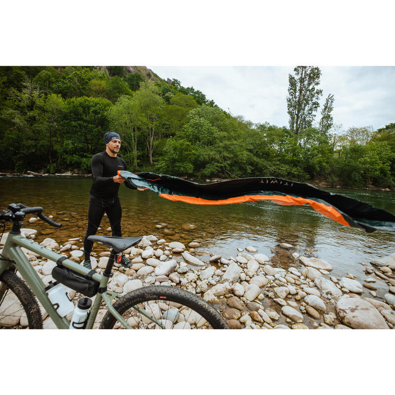 Opblaasbare 1-persoons packraft 500 TPU rivier waterdichte rits